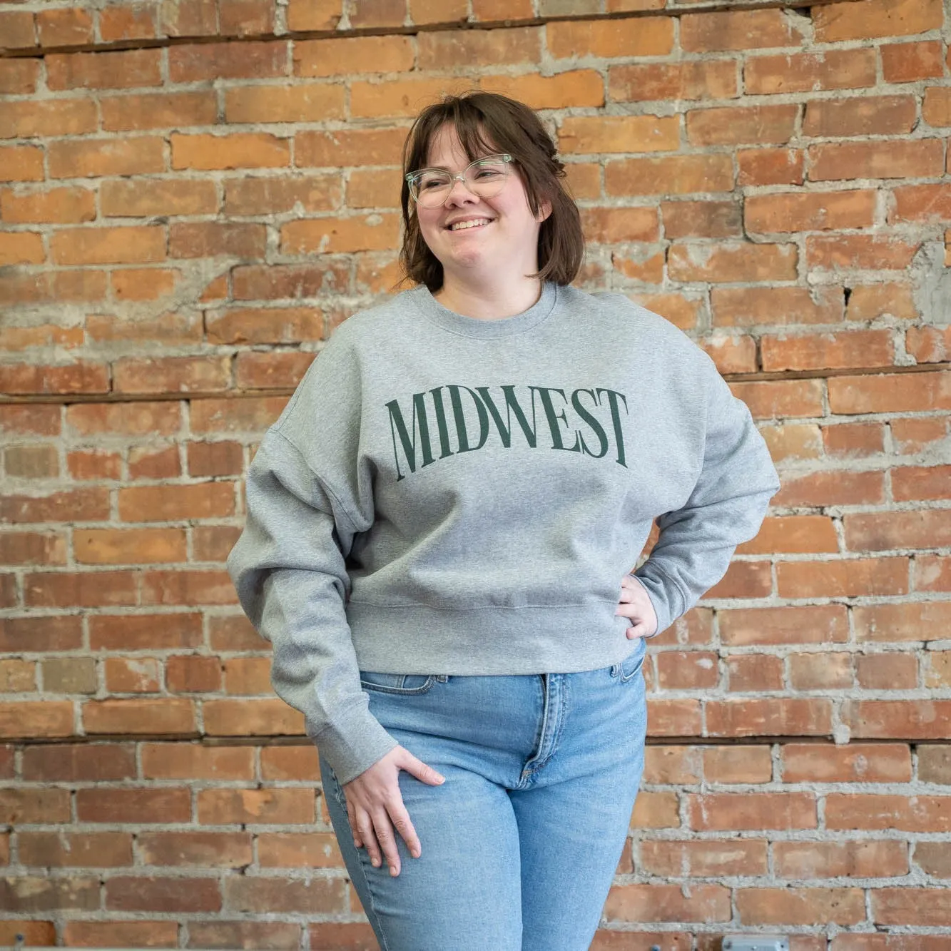 Midwest Cropped Sweatshirt