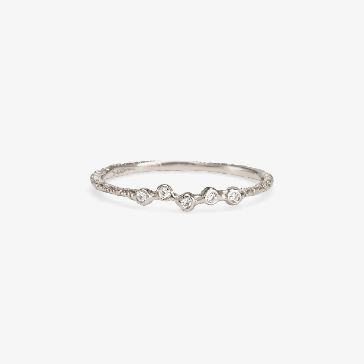 Woven Five Diamond Band | R8004W